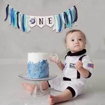 Outer Space Planets High Chair Banner - 1st Birthday Decorations