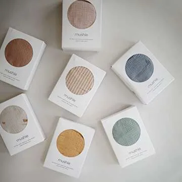 Mushie Soft Muslin Fitted Crib Sheet for Ultimate Comfort