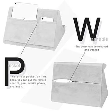 Tablet Stand,Tablet Cushion Stand,Laptop Stand Lazy Holder Stand for Bed Sofa,Laptop Stand Compatible with iPads Tablets eReaders Smartphones Books Magazines (Dark Gray)