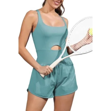 ReachMe Women's Athletic Romper for Workouts and Casual Wear