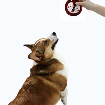 HugSmart Zoo Ball - Durable Plush Dog Squeaky Toy