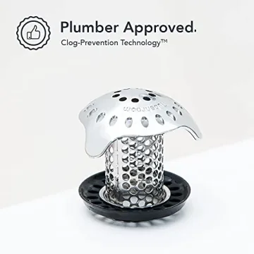TubShroom Ultra Hair Catcher for Drains  | Stainless Steel