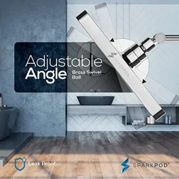 Premium SparkPod Rain Shower Head - Easy Install & Clean