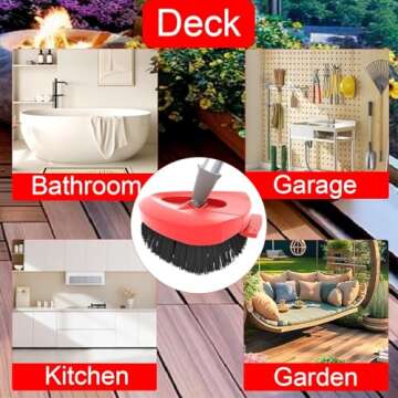 Upgrade Scrub Brush Head for Ocedar EasyWring Mop