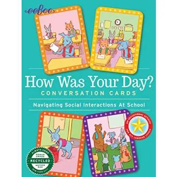 eeBoo How was Your Day? Conversation Cards for Kids