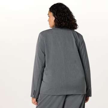 The Drop Women's Liza Relaxed Double-Breasted Blazer
