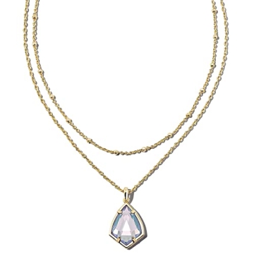 Kendra Scott Cory Gold Multi Strand Adjustable Necklace for Women, Elegant Fashion Jewelry