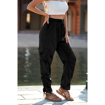 PRETTYGARDEN Satin Jogger Pants - Stylish & Comfy Outfit