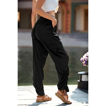 PRETTYGARDEN Satin Jogger Pants - Stylish & Comfy Outfit