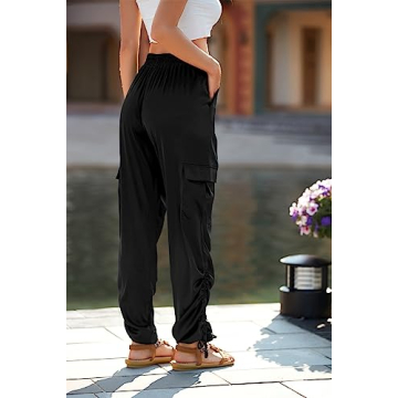PRETTYGARDEN Satin Jogger Pants - Stylish & Comfy Outfit