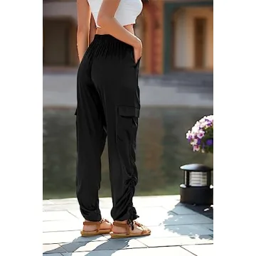 PRETTYGARDEN Satin Jogger Pants - Stylish & Comfy Outfit