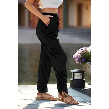 PRETTYGARDEN Satin Jogger Pants - Stylish & Comfy Outfit