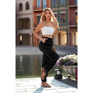 PRETTYGARDEN Satin Jogger Pants - Stylish & Comfy Outfit