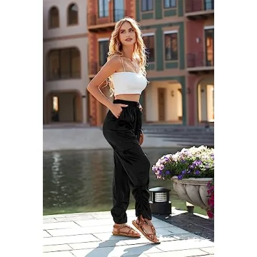 PRETTYGARDEN Satin Jogger Pants - Stylish & Comfy Outfit
