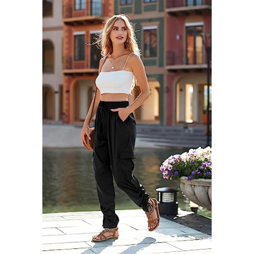 PRETTYGARDEN Satin Jogger Pants - Stylish & Comfy Outfit