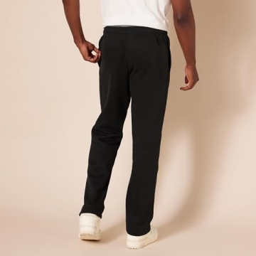 Amazon Essentials Men's Fleece Open Bottom Sweatpants