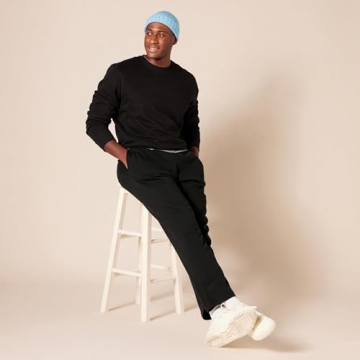Amazon Essentials Men's Fleece Open Bottom Sweatpants