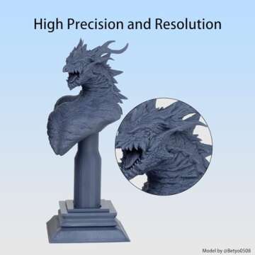 Siraya Tech Fast ABS-Like Resin 405nm UV-Curing Non-Brittle High Precision 3D Printing Liquid - 1kg ...