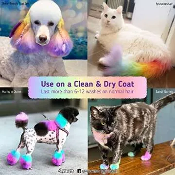 OPAWZ Non-Toxic Semi-Permanent Dog Hair Dye - Shocking Pink