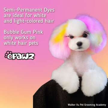 OPAWZ Non-Toxic Semi-Permanent Dog Hair Dye - Shocking Pink
