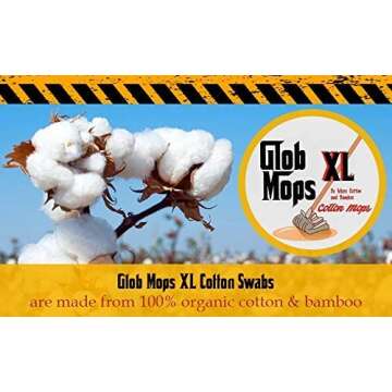 Glob Mops XL Cotton Swabs: Extra Absorbent 2-Pack