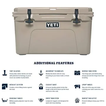 Durable YETI Tundra 45 Cooler - Ice Retention Champion