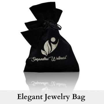 Sugandha Wellness Rainbow Moonstone Healing Crystal Necklace - Lunar Pendant Balance, Inner Light, Love & Creativity