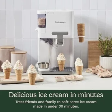 Cuisinart Soft Serve Ice Cream Maker Frozen Yogurt Sorbet Machine