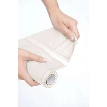 Elegant Eco-Friendly Linen Cocktail Napkins - 50 Count Roll