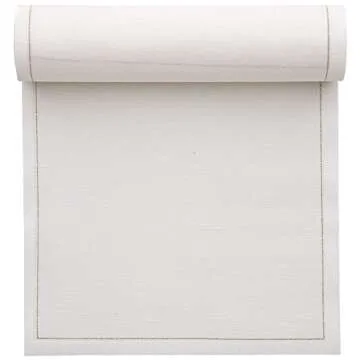 Elegant Reusable Linen Cocktail Napkins - 50 Count Roll