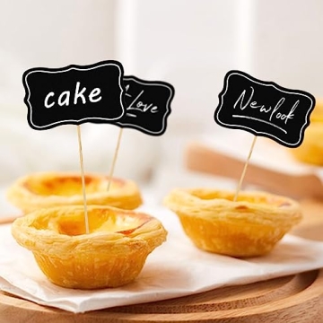 Premium Charcuterie Cheese Markers 56 Blank Flag Set