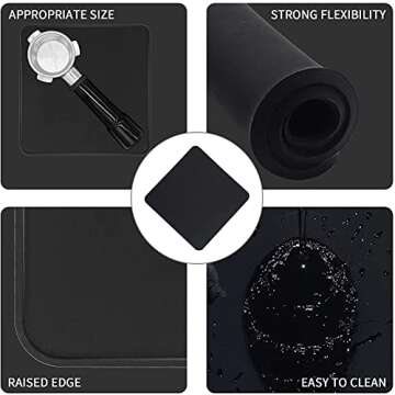 Coffee Tamper Mat - Durable Silicone Pad for Brewing