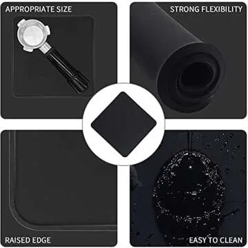 Coffee Tamper Mat - Durable Silicone Pad for Brewing