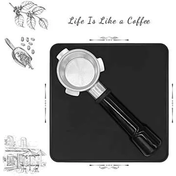 Coffee Tamper Mat - Durable Silicone Pad for Brewing