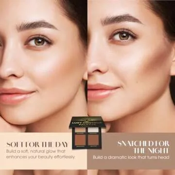 Best Vegan Contour Palette with Mirror - Highly Pigmented