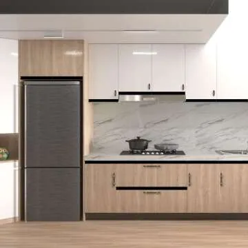 Lepatape 25 Pack 6-1/4 Inch Cabinet Pulls Black and Gold Cabinet Handles Kitchen Cabinet Handles, Black Dresser Drawer Pulls Kitchen Cabinet Hardware