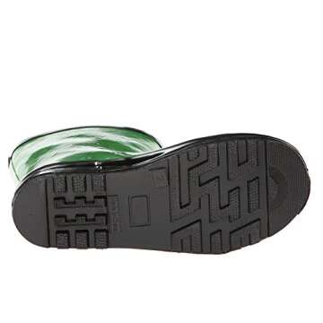 Stonz Rain Bootz Green/Black Size: 4