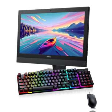 Dell OptiPlex 3240 All-in-One Desktop, 21.5" FHD Display, Intel Core i5, 512GB SSD, 16GB RAM