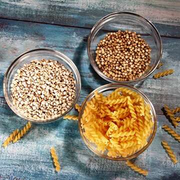 Farielyn-X 16 Pack 4 Inch Glass Ramekins Bowls, Mini Glass Prep Dessert Bowls Small for Kitchen Prep, Dessert, Dips, and Candy Dishes or Nut Bowls