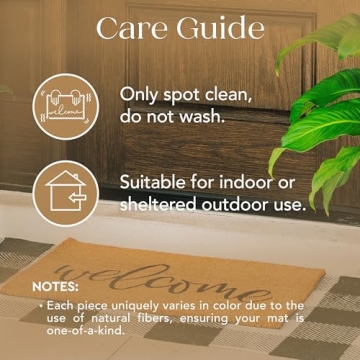 Durable THEODORE MAGNUS Door Mat - Non-Slip & Stylish