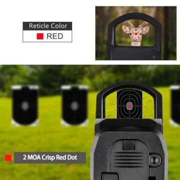 GOWUTAR A20 Shake Awake Red Dot Sight - RMR Pistol Cut Optic