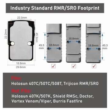 GOWUTAR A20 Red Dot Sight - Motion Activated Precision