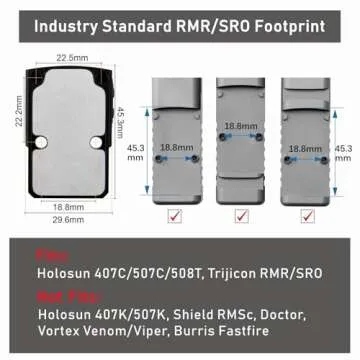 GOWUTAR A20 Red Dot Sight - Motion Activated Precision