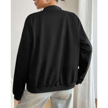 Zeagoo Womens Jacket Faux Suede Leather Trendy Light Coat Moto Jackets with Pockets