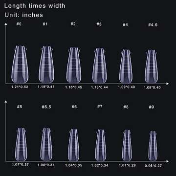 HungGato 120Pcs Dual Nail Forms Ballet Coffin Extension Poly nail gel Nail Forms Full Cover Reusable Nail Molds 12 Sizes for Gel Manicure Nail Art Design Salon DIY at Home