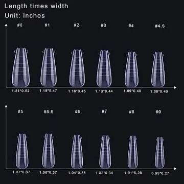 HungGato 120Pcs Dual Nail Forms Ballet Coffin Extension Poly nail gel Nail Forms Full Cover Reusable Nail Molds 12 Sizes for Gel Manicure Nail Art Design Salon DIY at Home