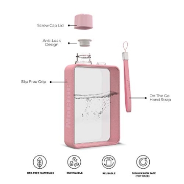 Mochic Slim Water Bottle | Portable 13oz Travel Flask