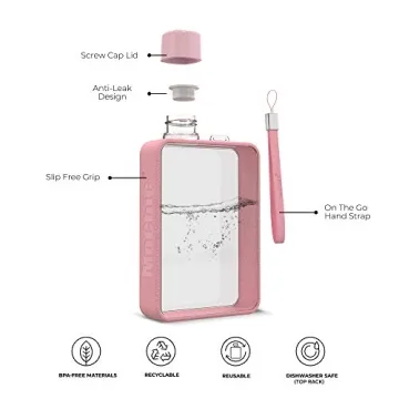 Mochic Slim Water Bottle | Portable 13oz Travel Flask