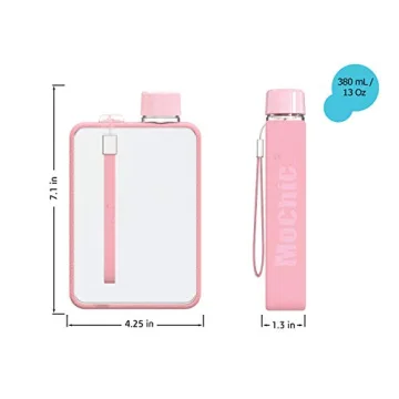 Mochic Slim Water Bottle | Portable 13oz Travel Flask