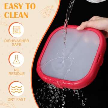 Nuogo Silicone Fruit Storage Box Set - 4 Sizes for Freshness